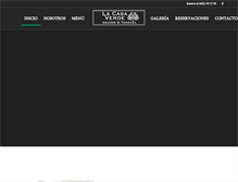 Tablet Screenshot of lacasaverde.mx
